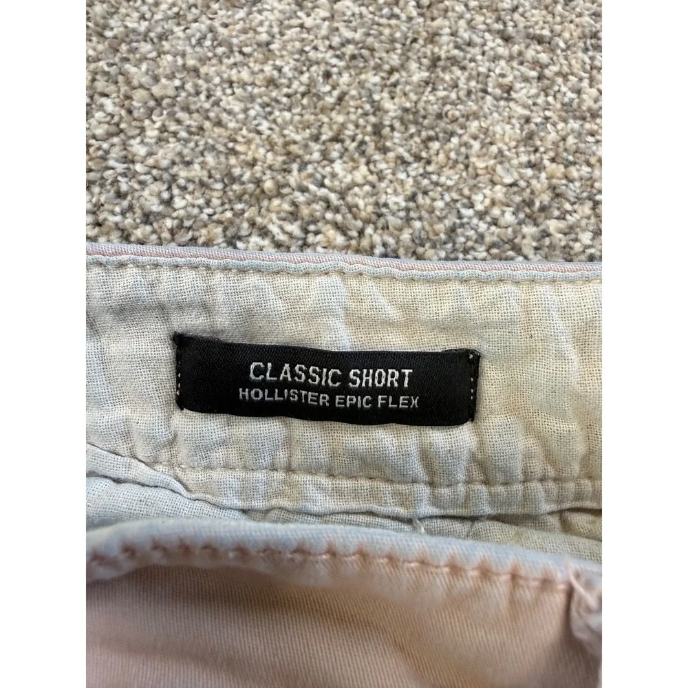 Vintage Y2K Hollister‎ Epic Flex Classic Shorts Mens 32 Pink Chino